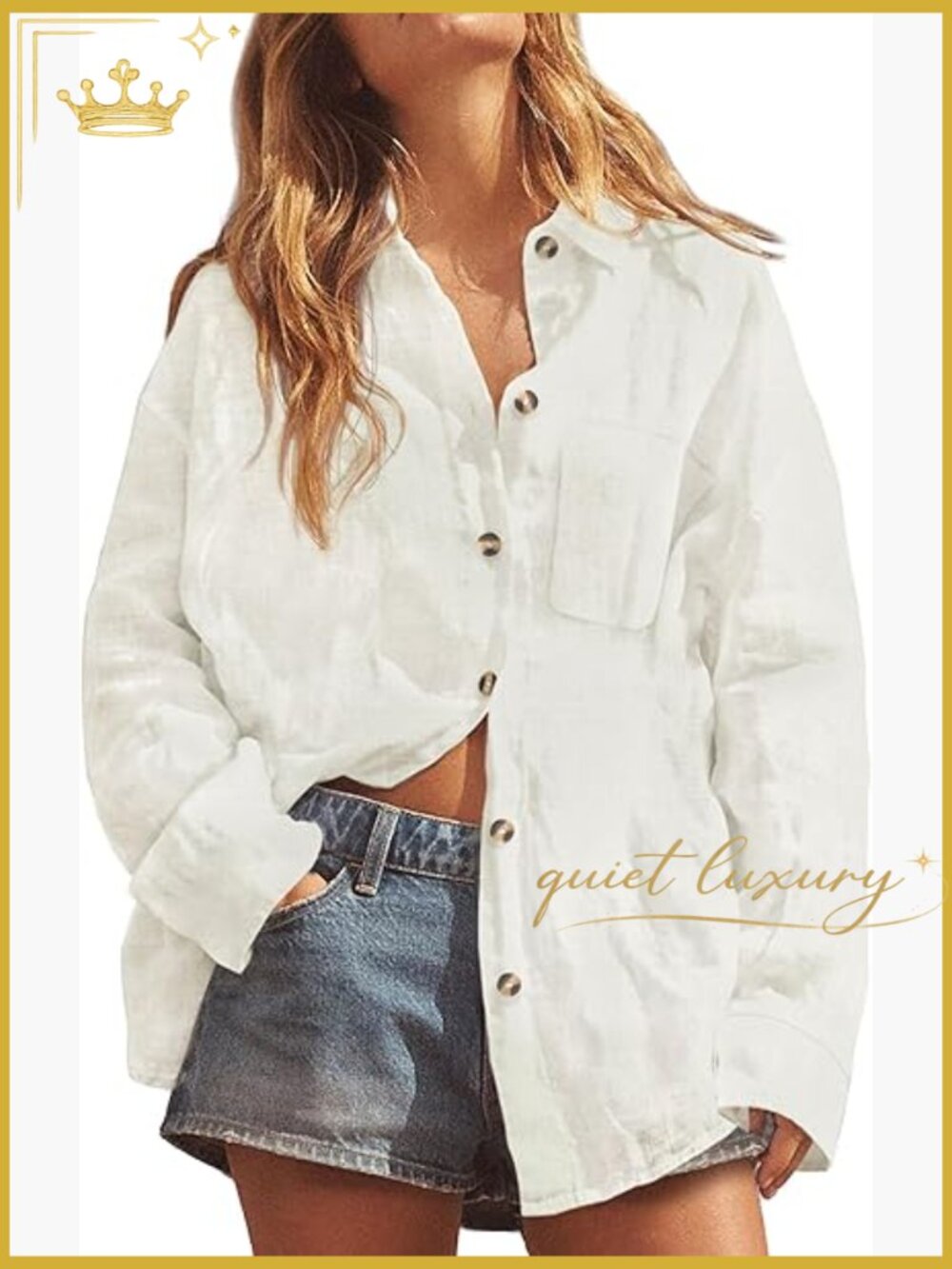 Cotton Linen Button Down Shirt V Neck Roll Up Long Sleeve Blouse Casual Work Top